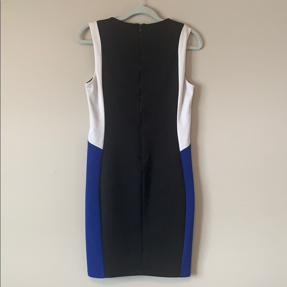 AQUA Colour Blocked Sheath Dress - Picture 2 of 4